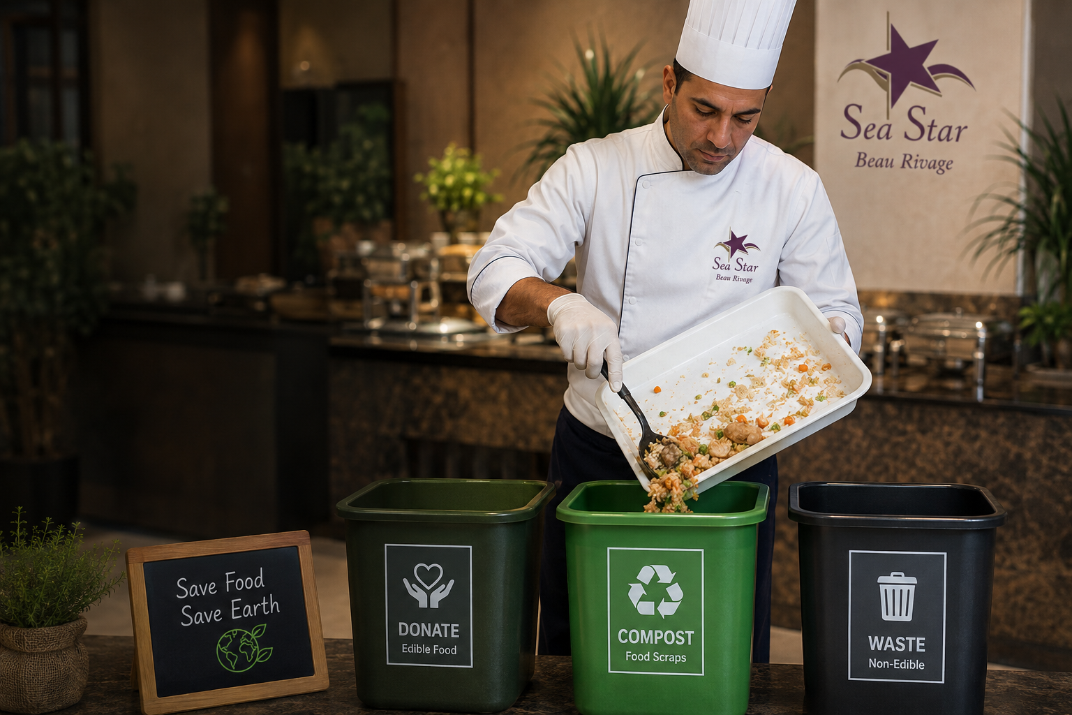 Sustainability efforts at Sea Star Beau Rivage Hotel